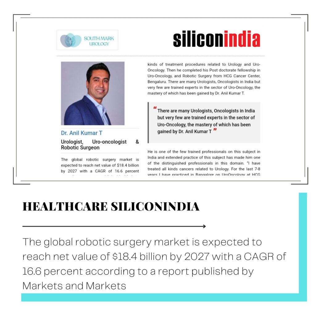 Dr Anil kumar in healthcare silicon india