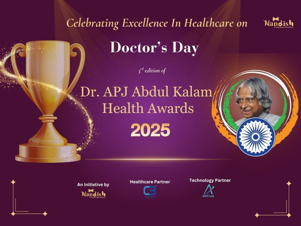 We are honored to be recognized at the Dr. APJ Abdul Kalam Health Awards 2025, a prestigious celebration of dedication and innovation in the medical field.